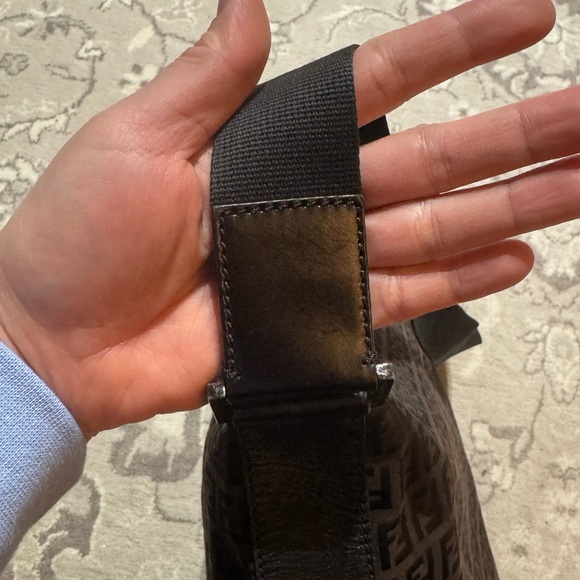 Prew-Owned FENDI Zucca Shoulder Bag - Picture 5 of 15